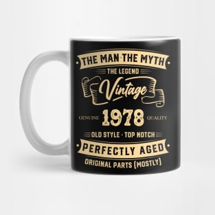 The Legend Vintage 1978 Perfectly Aged Mug